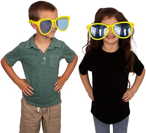 Funny Party Hats Sunglasses for Kids 6 Pack