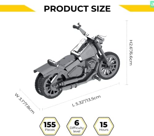 Roadway Fantasy Motorcycle Model 155 Pieces