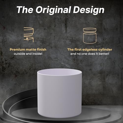 True Candle Tins 12 Pack 16 Oz Matte White Tall
