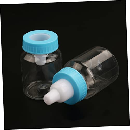12pcs Blue Mini Candy Bottle Shower Favors