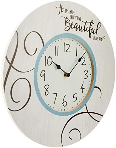 Precious Moments Wall Clock with Inspirational Message