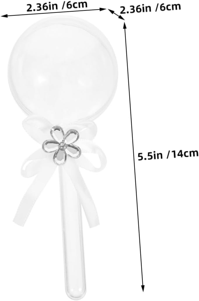 PRETYZOOM 24pcs Transparent Fairy Candy Boxes for Party Favors and Snacks