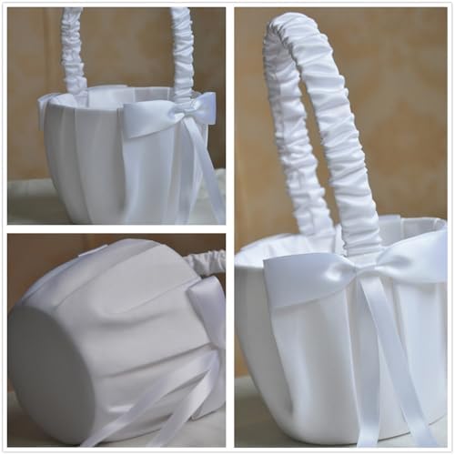 Wedding Flower Girl Baskets with Handle