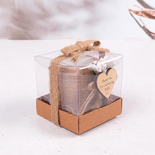 HTF Pack of 10 Wooden Tealight Candle Holders