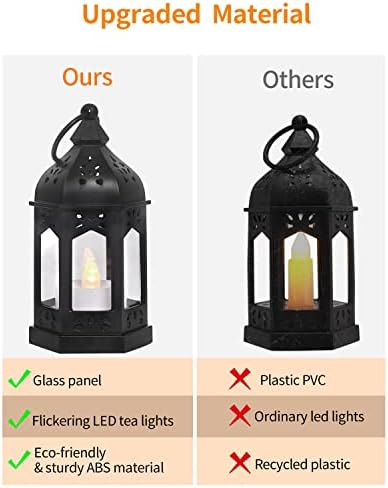 SHYMERY Decorative Candle Lantern Set of 6