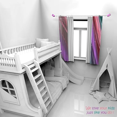 Cute Horse Curtain Rod Finials for Kids Bedroom