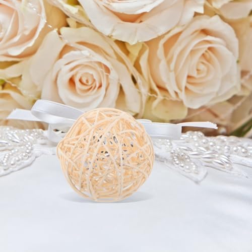 ARTIBETTER 6 Pcs Decorative Rattan Balls for Centerpiece