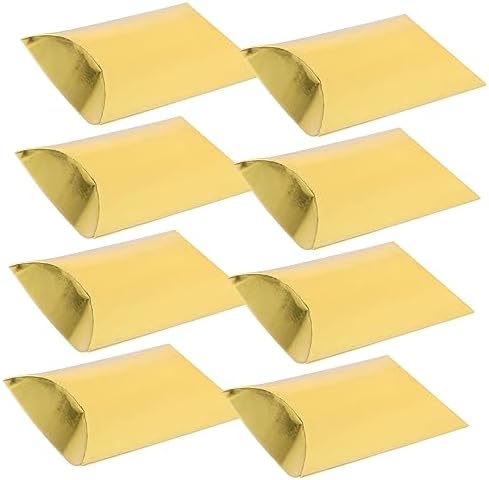 PRETYZOOM 60pcs Pillow Shape Candy Boxes for Parties Weddings Birthdays