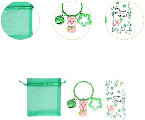 12 Piece St Patrick Day Keychain Party Favor Set