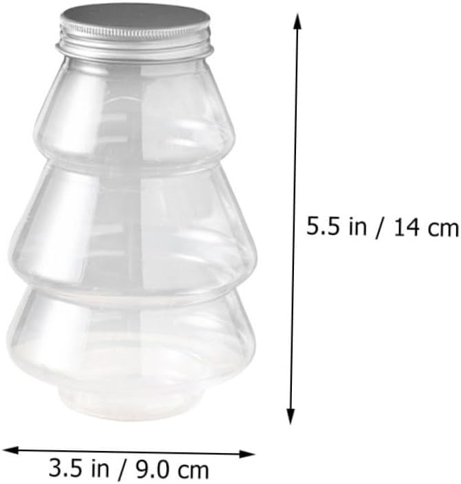 6Pcs Christmas Treat Box Candy Jars for Party Favors