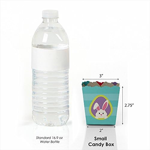 Big Dot of Happiness Hippity Hoppity Party Favor Boxes 12 Pack