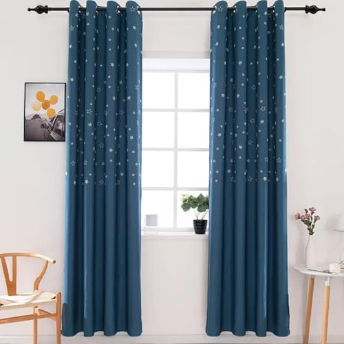 T Tulead 138 Inch Wood Curtain Rod Finials 2Pcs