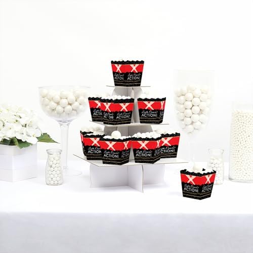Big Dot of Happiness Red Carpet Party Favor Boxes Set of 12