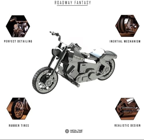 Roadway Fantasy Motorcycle Model 155 Pieces