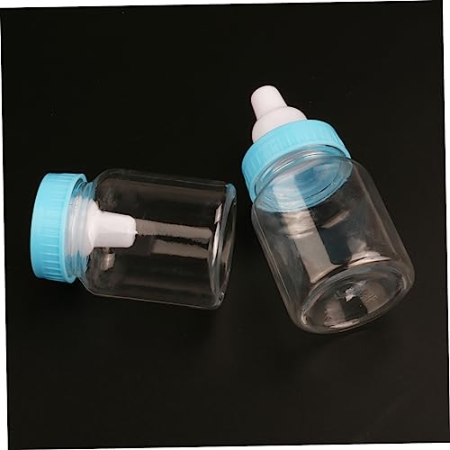 12pcs Blue Mini Candy Bottle Shower Favors