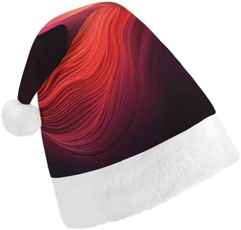 Gradient Red Santa Hat Christmas Party Headwear