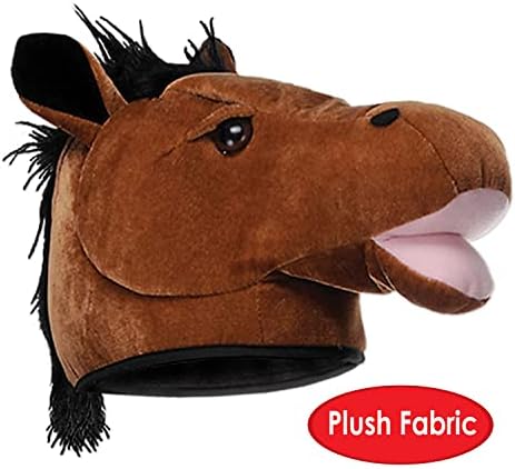 Beistle Plush Horse Head Hats for Farm Party