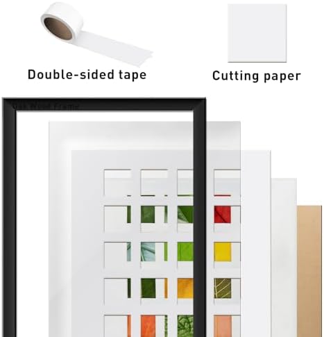 2 Pack Dried Leaf Photo Frame With Plexiglas And Stand