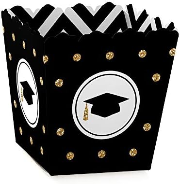 Gold Tassel Party Favor Boxes Set of 12