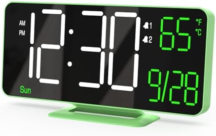 KOSUMOSU 67 Inch Digital Clock with Dual Alarms