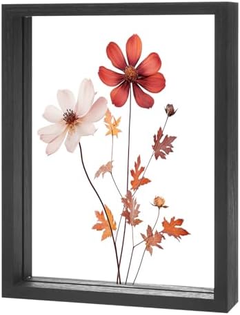 Wooden Pressed Flower Frame 6x8 Inch Black