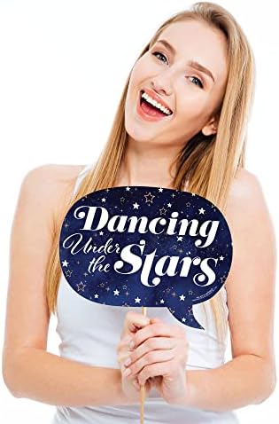 Big Dot of Happiness Funny Starry Skies Photo Booth Props Kit - 10 Piece