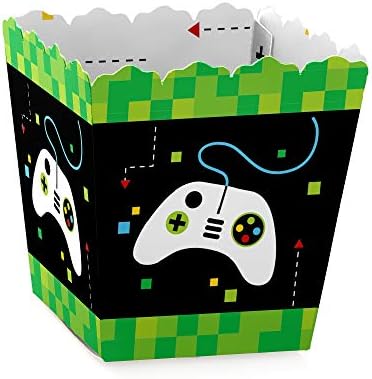 Big Dot of Happiness Game Zone Mini Candy Boxes Set of 12
