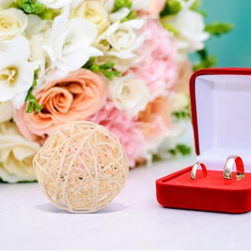 ARTIBETTER 6 Pcs Decorative Rattan Balls for Centerpiece