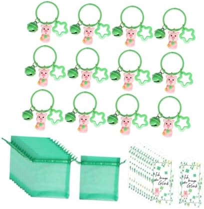12 Piece St Patrick Day Keychain Party Favor Set