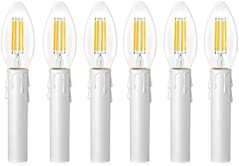 Drip Candle Socket Covers Set of 6 for Chandeliers