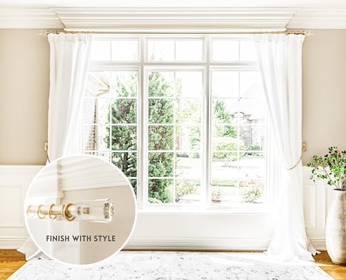 BlastHome Luxury Faceted Pillar Finials Set of Two
