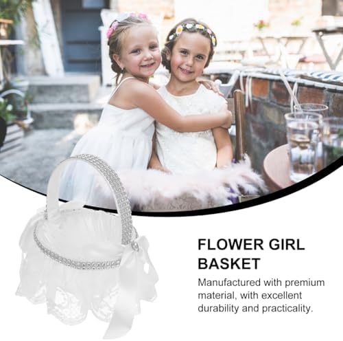 Cabilock 3 Pcs Wedding Flower Basket Decor
