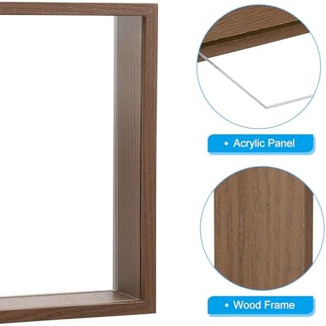 PATIKIL 8x10 Wooden Dried Flower Photo Frame