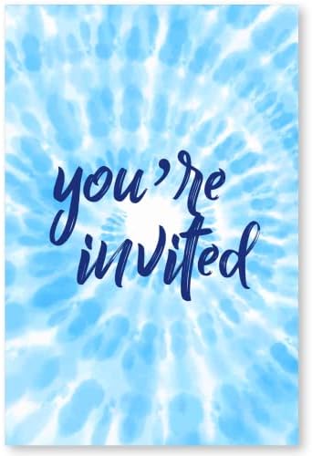 Soiceu Water Slide Birthday Invites with Envelopes Set of 20 for Boys
