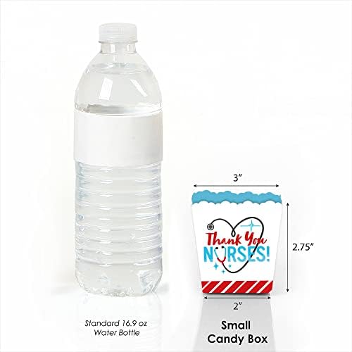 Thank You Nurses Mini Candy Favor Boxes Set of 12