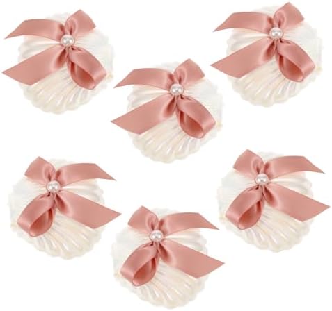PRETYZOOM 18pcs Shell Shape Candy Boxes for Weddings and Parties