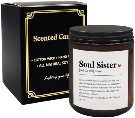 Manceng-zi Soul Sister Candle - Friendship Gift for Women