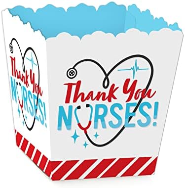 Thank You Nurses Mini Candy Favor Boxes Set of 12