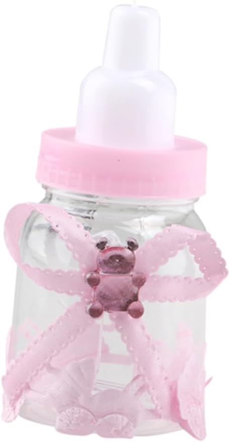PRETYZOOM 12pcs Pink Candy Boxes with Lids