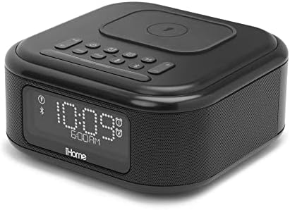 iHome Alarm Clock with Wireless Charging and Bluetooth Speaker