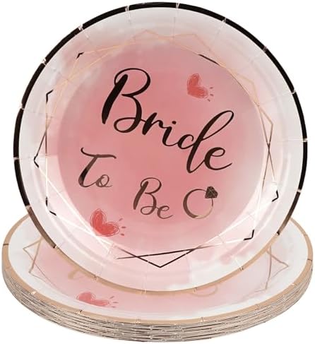 SHIDOW Bachelorette Party Paper Plates 30Pcs 9 Inch