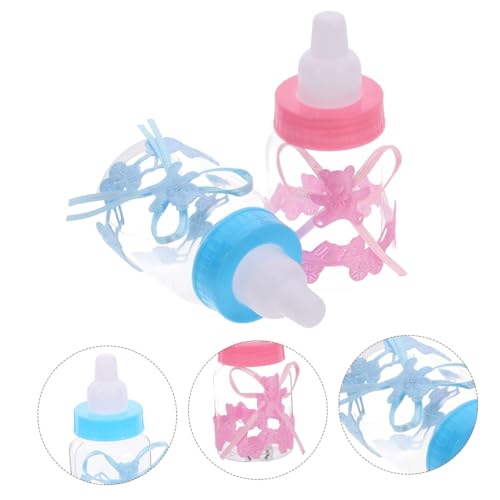 PRETYZOOM 12pcs Shower Candy Boxes Fillable Mini Bottles Party Favors
