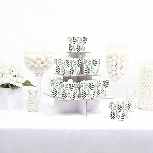 Big Dot of Happiness Boho Botanical Party Favor Boxes Set of 12