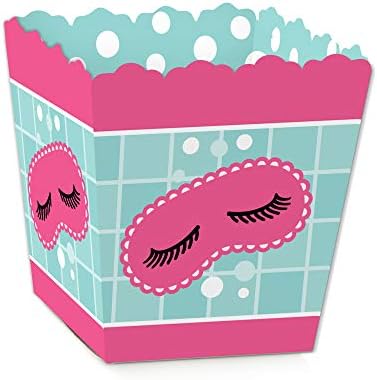 Big Dot of Happiness Spa Day Party Favor Boxes Set of 12