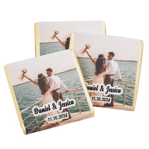 Personalized Wedding Chocolate Set of 50