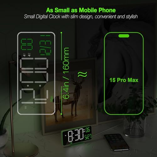 KOSUMOSU 67 Inch Digital Clock with Dual Alarms