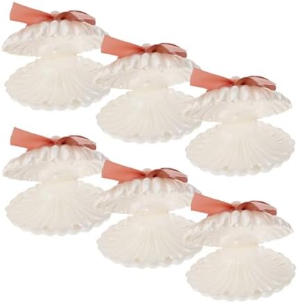 PRETYZOOM 18pcs Shell Shape Candy Boxes for Weddings and Parties