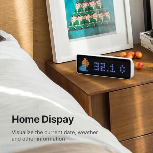 ULANZI TC001 Smart Pixel Clock with Weather and Social Media