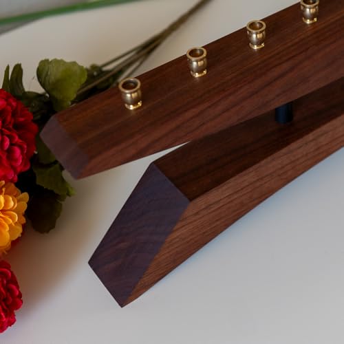 9 Branch Modern Menorah Handmade in America