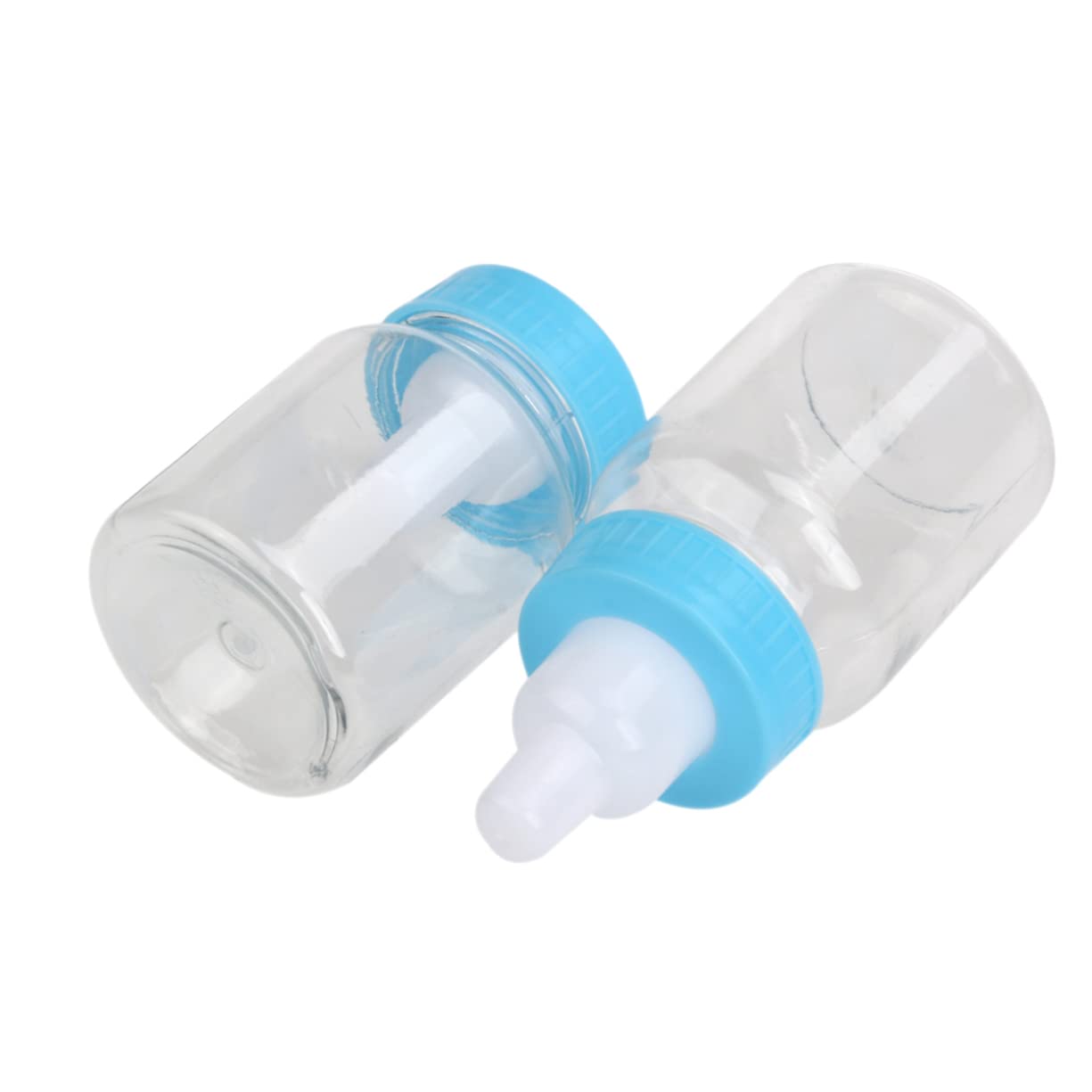 12pcs Blue Mini Candy Bottle Shower Favors